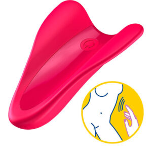 Satisfyer High Fly — Finger Vibrator, Waterproof, Fuchsia — Clitoral Stimulators — view 3