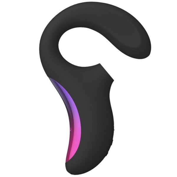LELO Enigma — Rabbit Vibrator, Sonic, Black — Air Pulse Vibrators