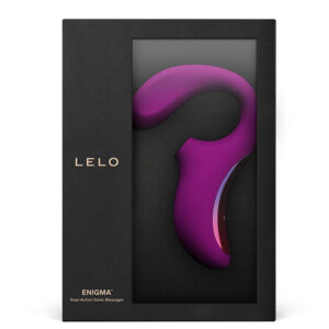 LELO Enigma — Rabbit Vibrator, Sonic, Purple — Air Pulse Vibrators — view 2