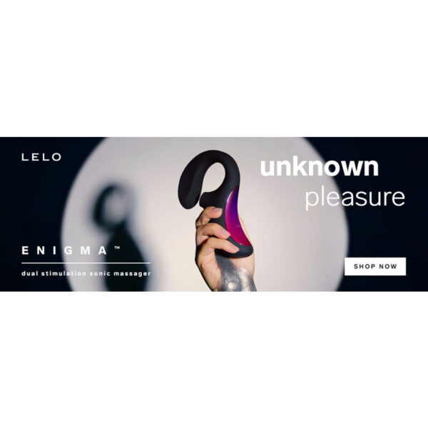 LELO Enigma — Rabbit Vibrator, Sonic, Purple — Air Pulse Vibrators — view 12