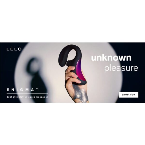 LELO Enigma — Rabbit Vibrator, Sonic, Purple — Air Pulse Vibrators — view 13