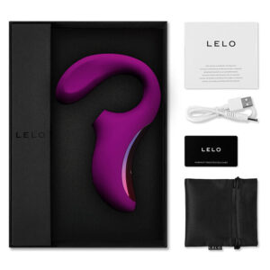 LELO Enigma — Rabbit Vibrator, Sonic, Purple — Air Pulse Vibrators — view 3