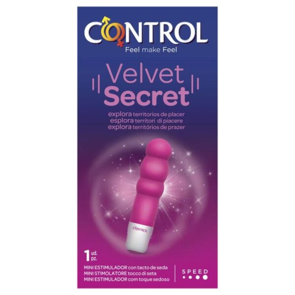 Control Velvet Secret — Mini Vibrator, Silicone — Clitoral Stimulators — view 2