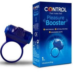 Control Pleasure Booster — Vibrating Cock Ring, Silicone — Cock Rings