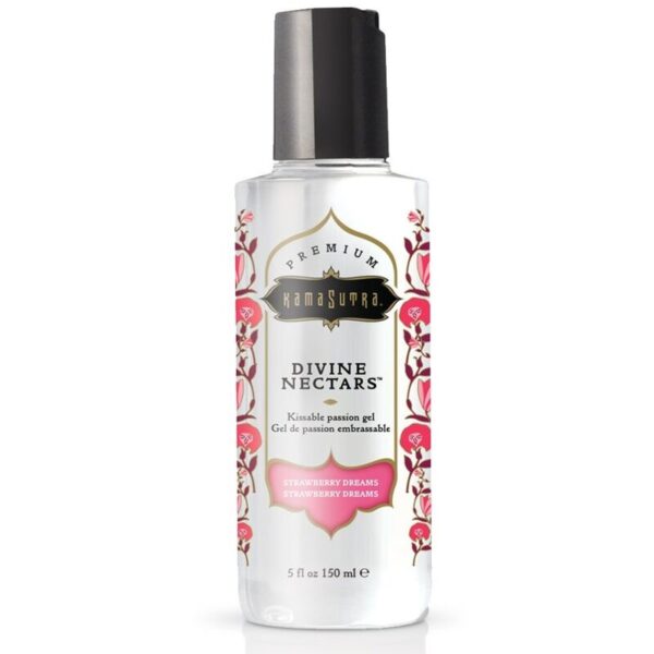 Kamasutra Divine Nectars — Edible Lube, 150 ml, Strawberry Dream — Flavored Lubricants