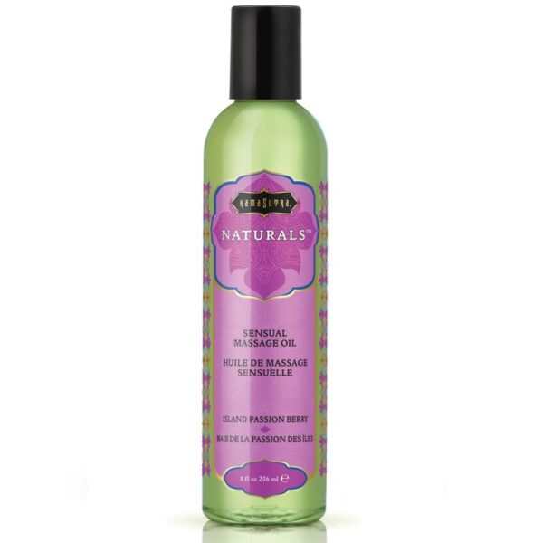 Kamasutra Naturals — Massage Oil, 236 ml, Passion Berry — Body Massage Oils