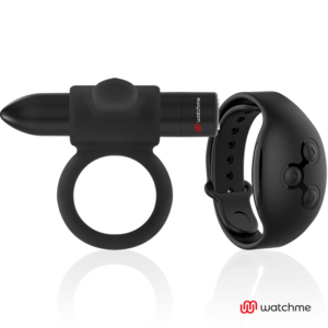 Black & Silver Cameron — Vibrating Cock Ring, Remote Control — Cock Rings — view 2