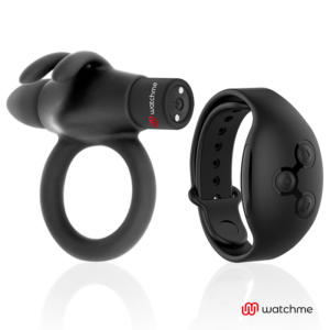 Black & Silver Agron — Vibrating Cock Ring, Remote Control — Cock Rings