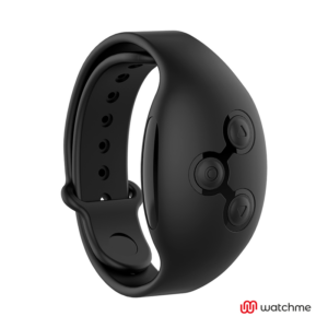 Black & Silver Agron — Vibrating Cock Ring, Remote Control — Cock Rings — view 4