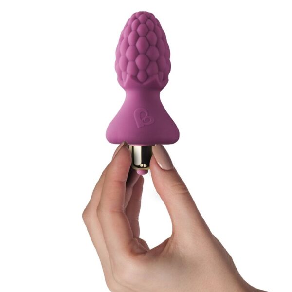 Rocks-Off Assberries Raspberry — Anal Vibrator, Waterproof — view 4