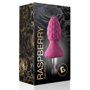 Rocks-Off Assberries Raspberry — Anal Vibrator, Waterproof — view 2