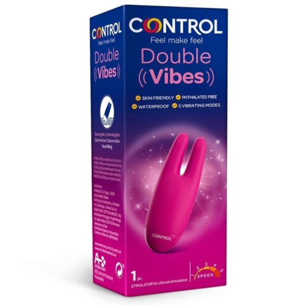 Control Double Vibes — Clitoral Vibrator, Silicone — Clitoral Stimulators — view 3