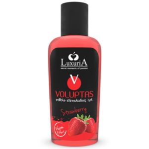 Intimateline Luxuria Voluptas — Massage Gel, 100 ml, Strawberry — Edible Massage Oils