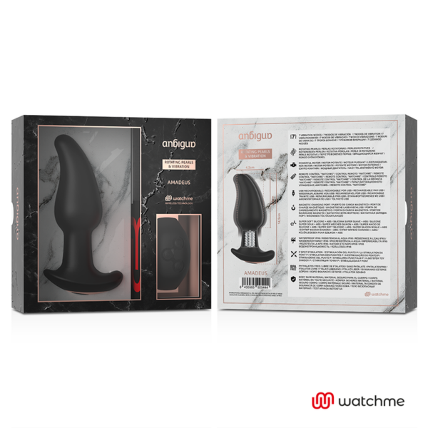 Anbiguo Amadeus — Vibrating Butt Plug, Remote Control — Anal — view 6
