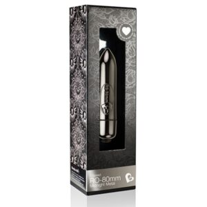 Rocks-Off RO-80mm Midnight Metal — Bullet Vibrator, Waterproof — Bullet Vibrators — view 4