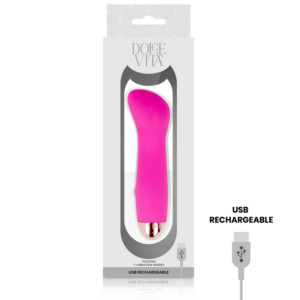 Dolce Vita One — G-Spot Vibrator, Rechargeable, Pink — Classic Vibrators — view 3