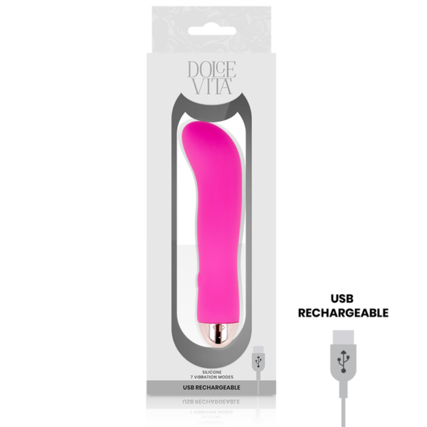 Dolce Vita Two — G-Spot Vibrator, Rechargeable, Pink — Classic Vibrators — view 3
