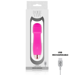 Dolce Vita Three — Vibrator, Rechargeable, Pink — Classic Vibrators — view 3