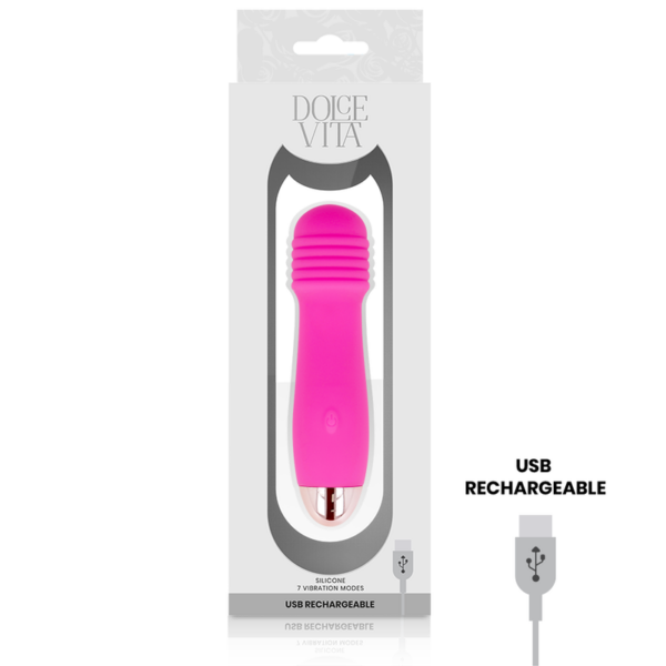Dolce Vita Three — Vibrator, Rechargeable, Pink — Classic Vibrators — view 3