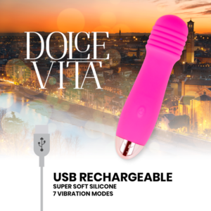 Dolce Vita Three — Vibrator, Rechargeable, Pink — Classic Vibrators — view 4
