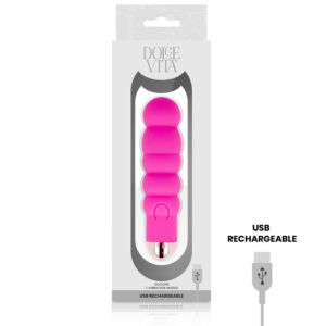 Dolce Vita Six — Vibrator, Rechargeable, Pink — Classic Vibrators — view 2