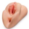 PDX Plus Perfect Pussy Double — Male Masturbator, Natural — Manual Strokers