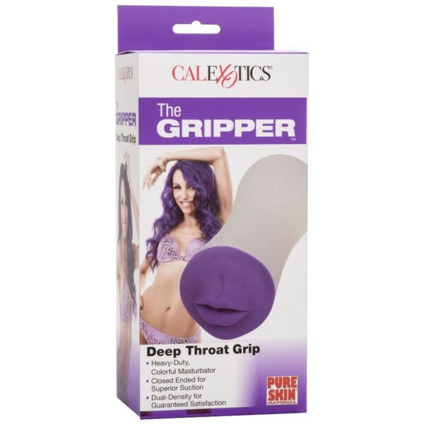 CalExotics Deep Throat Grip — Male Masturbator — Textured Strokers — view 7