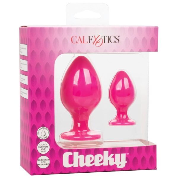 CalExotics Cheeky — Butt Plug, Silicone, Pink — Anal — view 9