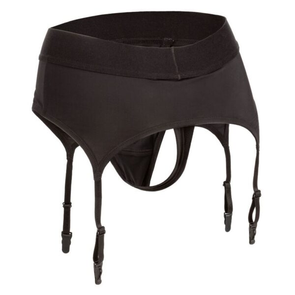 CalExotics Boundless Thong with Garter — Strap-On Harness, L/XL — Strap-On Accessories