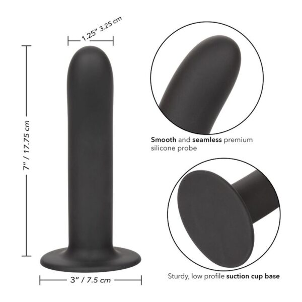 CalExotics Boundless — Strap-On Dildo, Suction Cup, 17.8 cm — Dildos — view 3