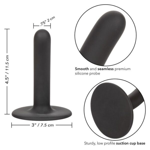 CalExotics Boundless Slim Probe — Dildo, Suction Cup, 11.5 cm — Anal Dildos — view 5