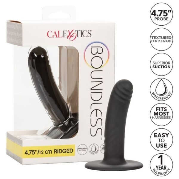 CalExotics Boundless — Strap-On Dildo, Suction Cup, 12 cm — Dildos — view 5
