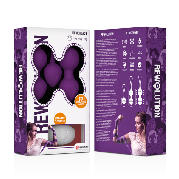 Rewolution Rewobeads — Vibrating Kegel Balls, Remote Control — Ben Wa Balls — view 5