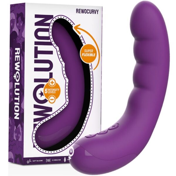 Rewolution Rewocurvy — G-Spot Vibrator, Rechargeable — Classic Vibrators