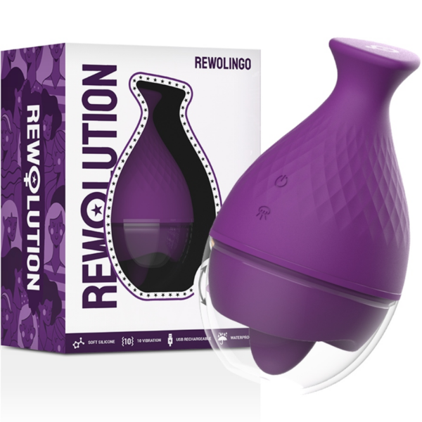 Rewolution Rewolingo — Tongue Vibrator, Rechargeable — Clitoral Stimulators
