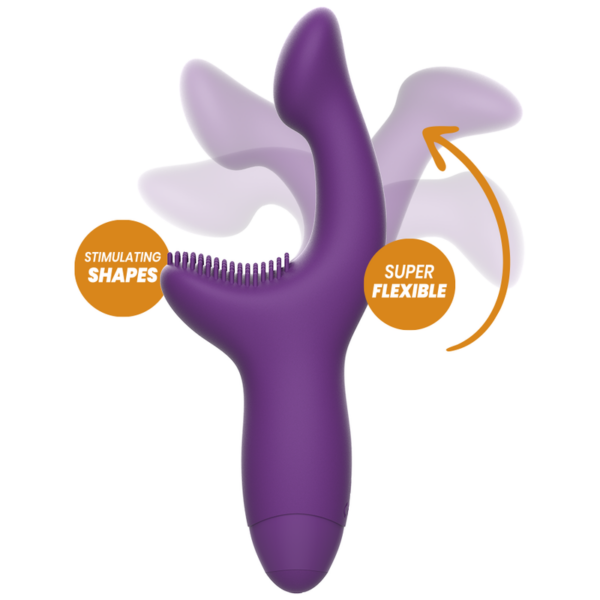 REWOLUTION REWOKISS VIBRADOR ESTIMULADOR PUNTO A Rewolution Rewokiss — Rabbit Vibrator, Rechargeable — Clitoral Stimulators — view 2