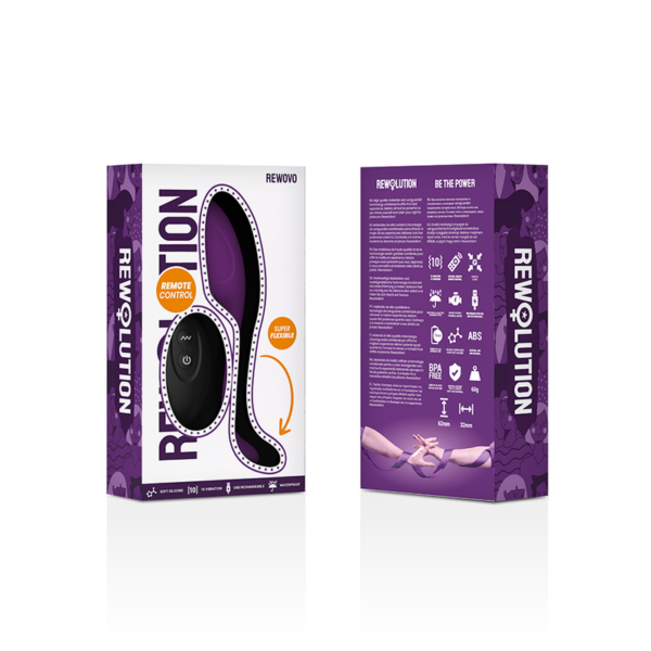 Rewolution Rewovo — Vibrating Egg, Remote Control — Remote Control Vibrators — view 8