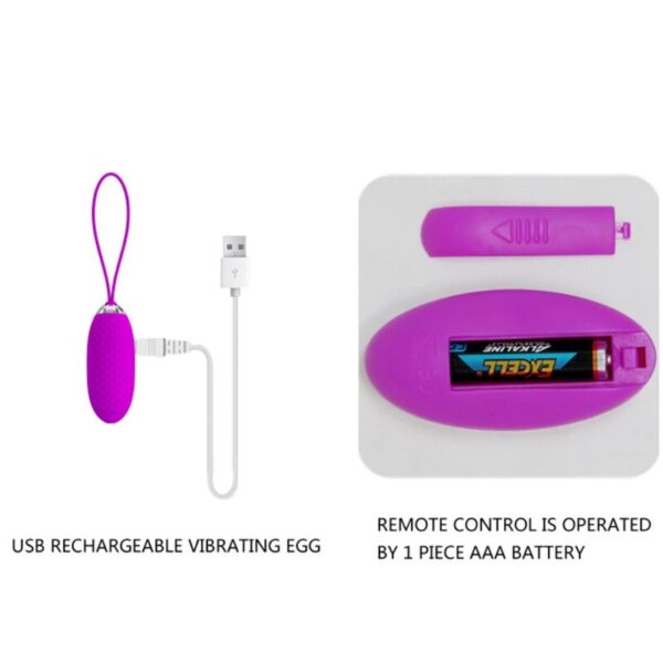 Pretty Love Joanna — Vibrating Egg, Remote Control — Clitoral Stimulators — view 8