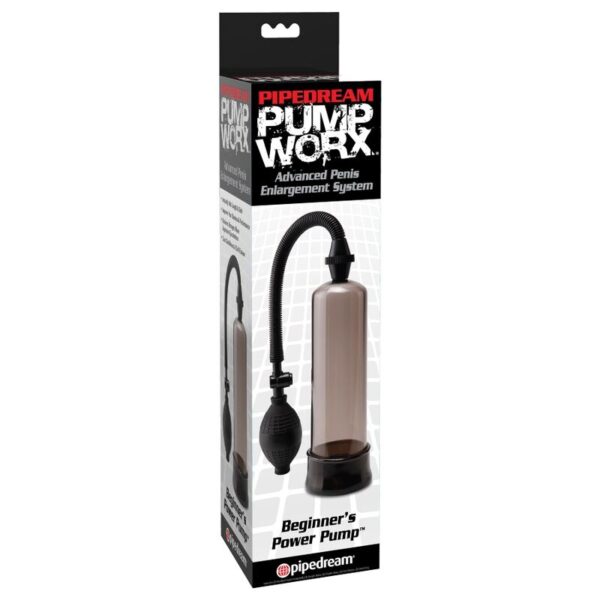 Pump Worx Beginners Power — Penis Pump, Black — Penis Pumps — view 2