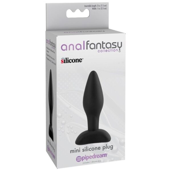 Anal Fantasy Mini — Silicone Butt Plug, 7.5 cm — view 3