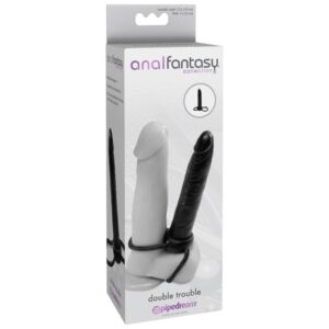 Anal Fantasy Double Trouble — Strap-On, 13.1 cm — view 2