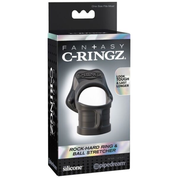 Fantasy C-Ringz Rock Hard Stretcher — Cock Ring, Silicone — Classic Cock Rings — view 7