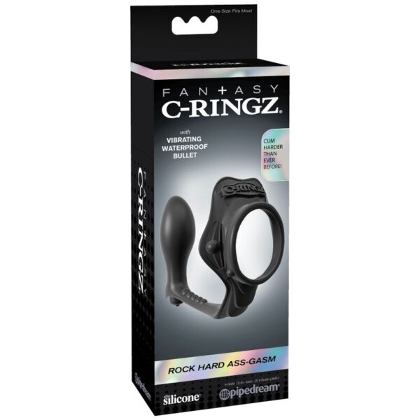 Fantasy C-Ringz Rock Hard Ass-Gasm — Cock Ring, Silicone — Butt Plugs — view 7