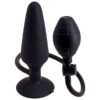 Seven Creations — Inflatable Butt Plug, Silicone, Size L — Anal