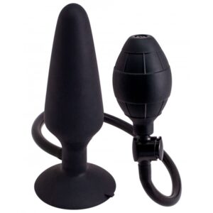 Seven Creations — Inflatable Butt Plug, Silicone, Size L — Anal