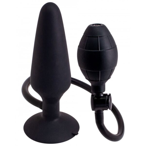 Seven Creations — Inflatable Butt Plug, Silicone, Size L — Anal