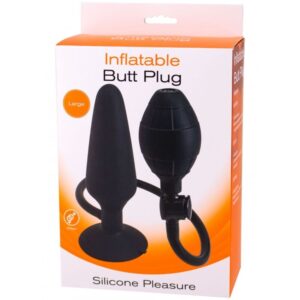 Seven Creations — Inflatable Butt Plug, Silicone, Size L — Anal — view 2