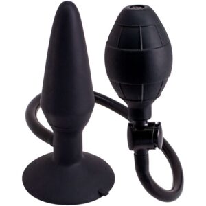 Seven Creations — Inflatable Butt Plug, Silicone, Size M — Anal