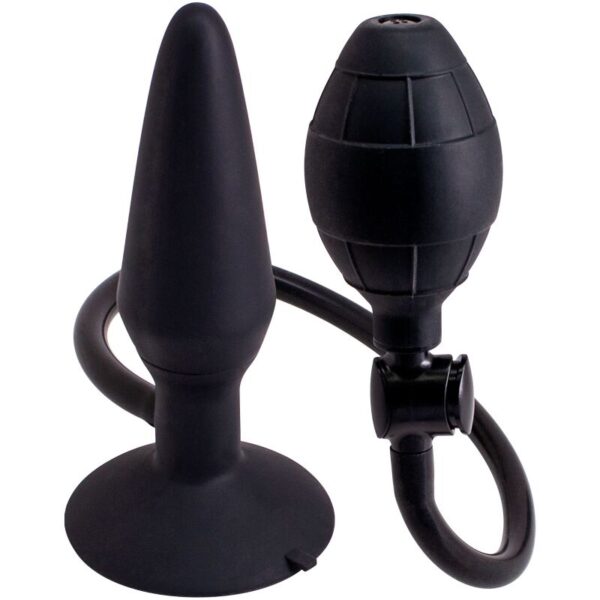 Seven Creations — Inflatable Butt Plug, Silicone, Size M — Anal