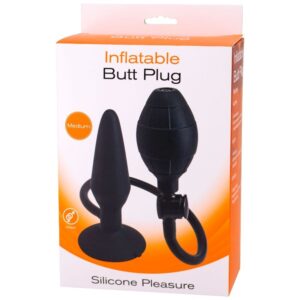 Seven Creations — Inflatable Butt Plug, Silicone, Size M — Anal — view 2